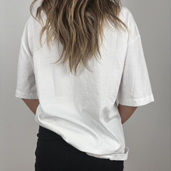 Women's White Tshirt - Picture 2 of 2